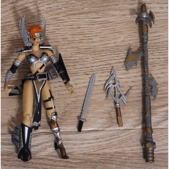 1995 Todd McFarlane Spawn Angela Action Figure Deluxe Edition Loose Complete - Picture 1 of 4